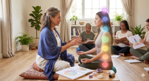 Energy, Reiki Healer teaching Chakra Workshop