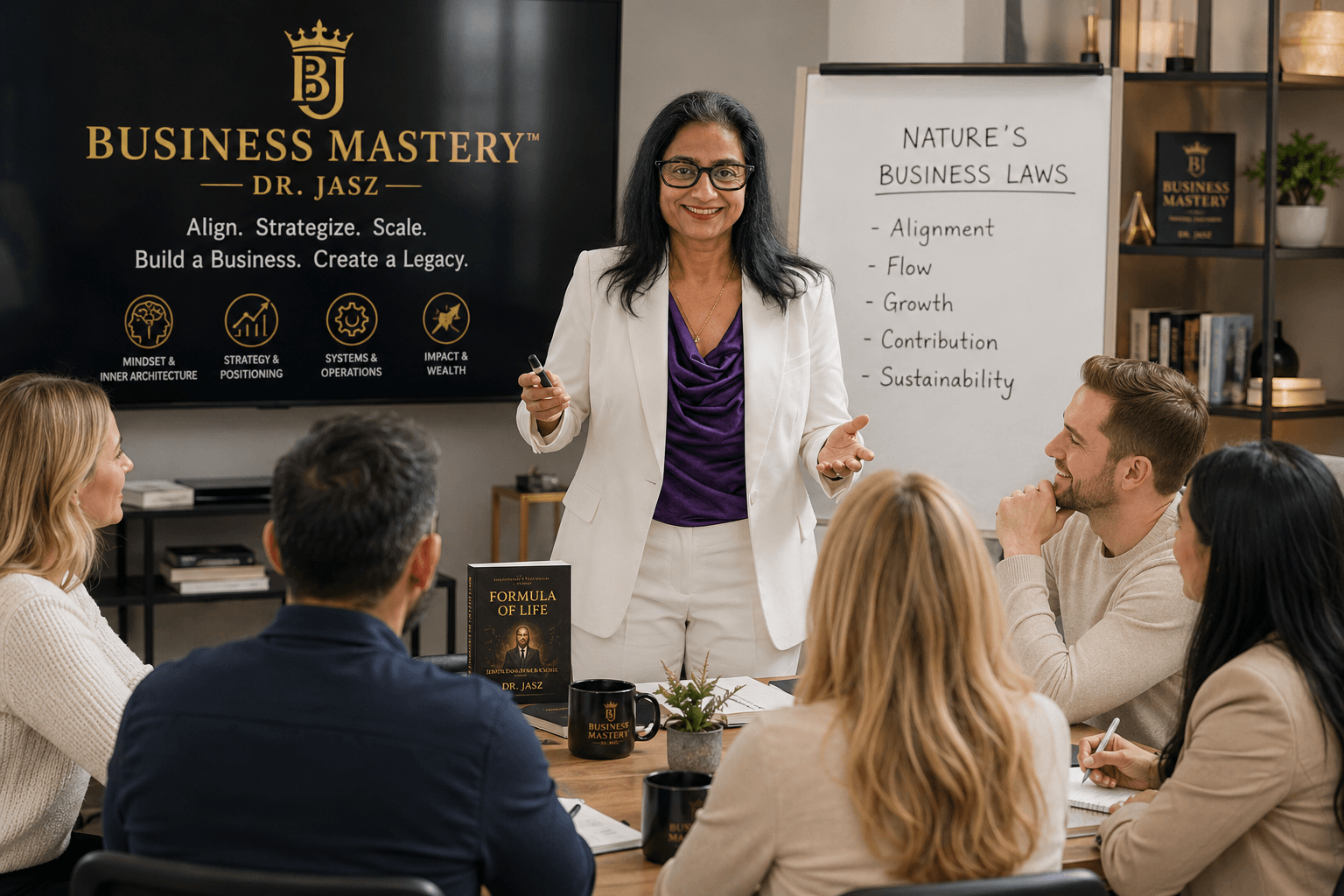 Dr. Jasz Teaching Business Mastery