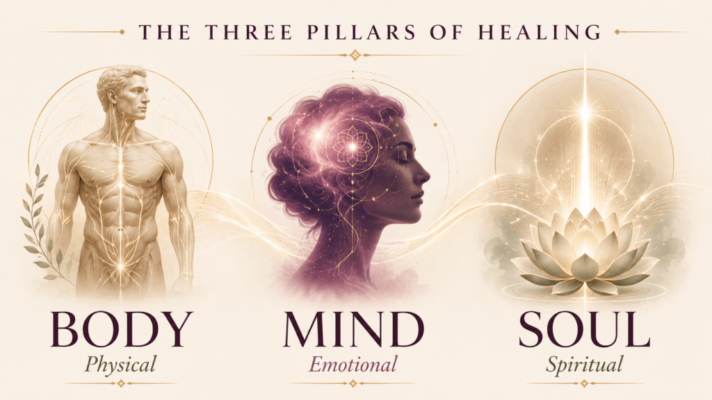 3 pillars of healing stress, anxiety, & depression
