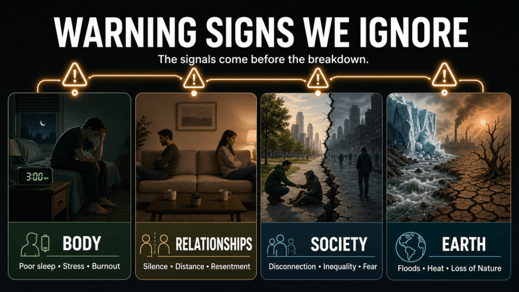 warning signs we ignore